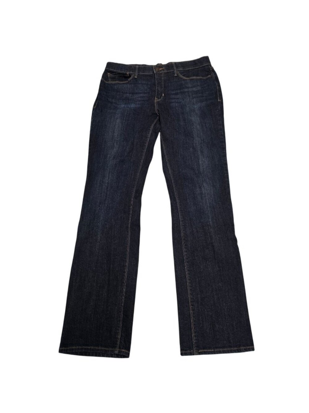 Levi's 525 Perfect Waist Straight Leg Jeans Womens 14 Dark Wash Comfort Stretch